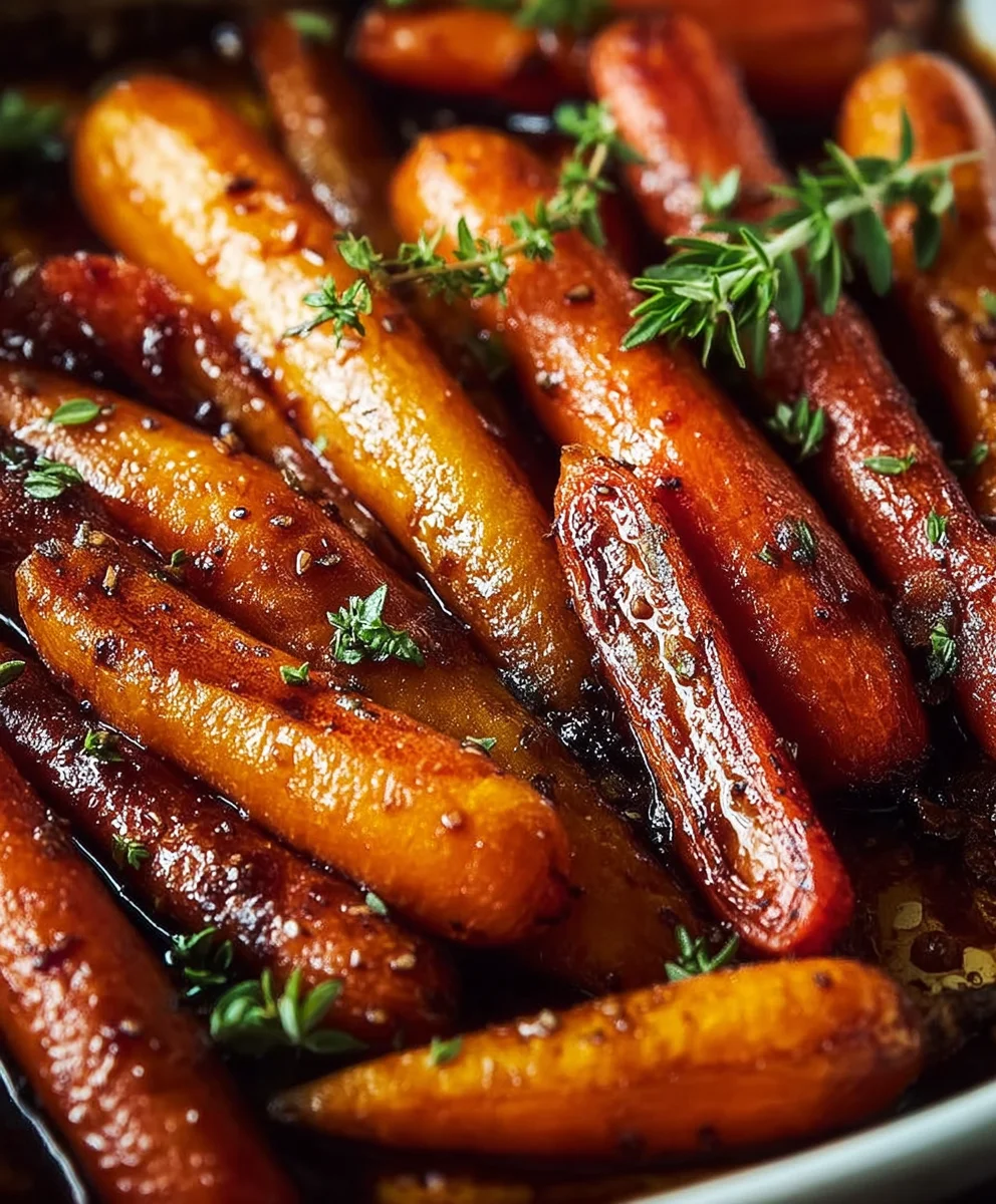 Honey Balsamic Roasted Carrots: Sweet & Tangy Side Dish