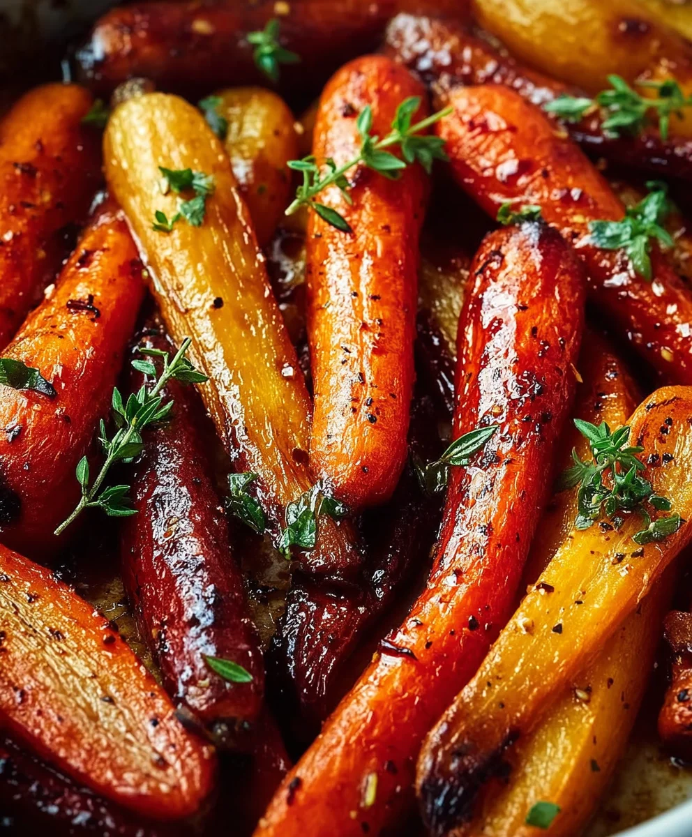Honey Balsamic Roasted Carrots: Sweet & Tangy Side Dish