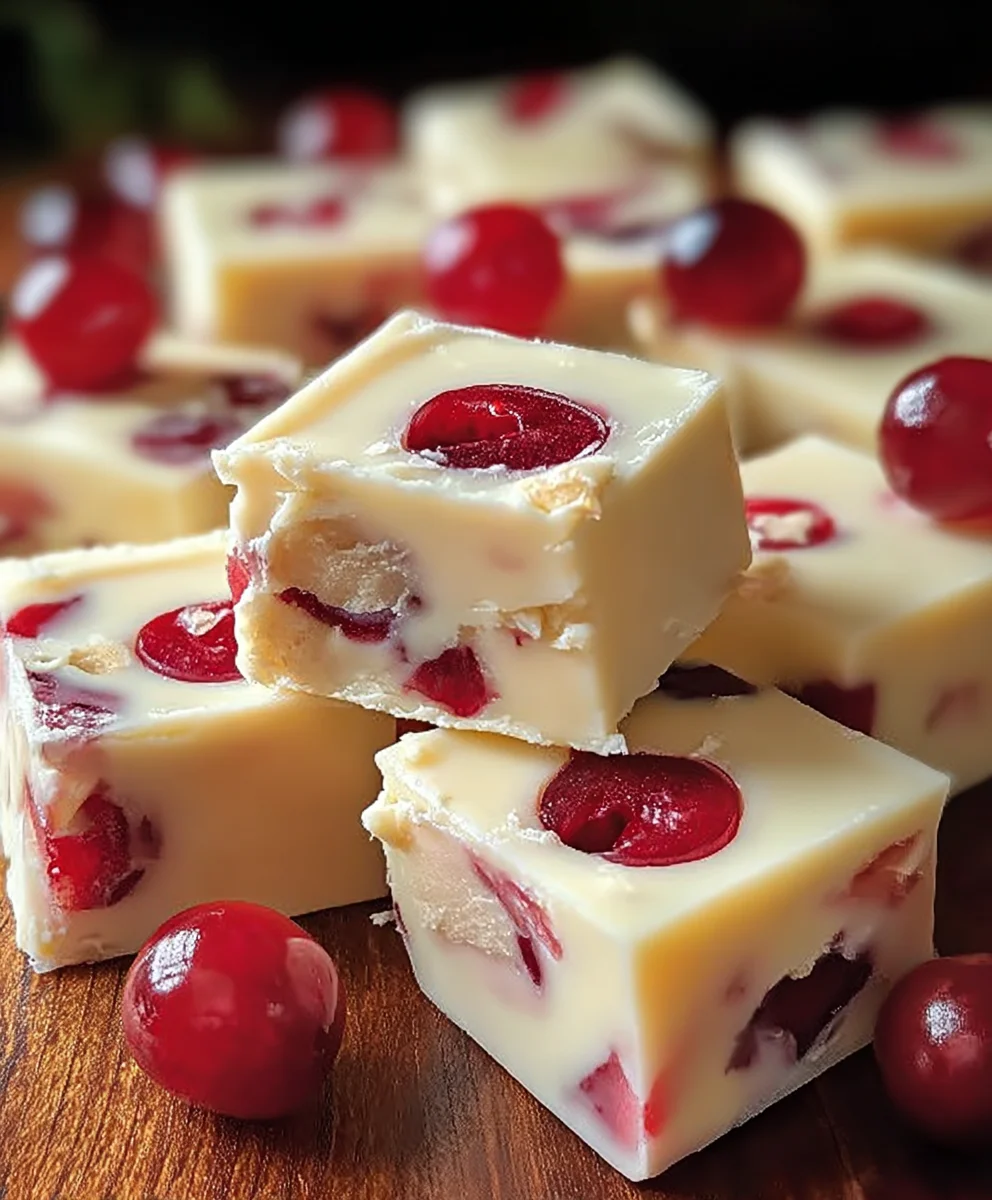 Cherry White Chocolate Fudge: Easy & Decadent Recipe