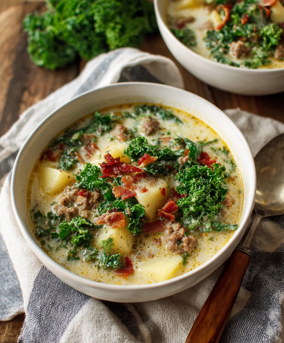 Quick & Easy Beef Zuppa Toscana Soup - Hearty & Flavorful