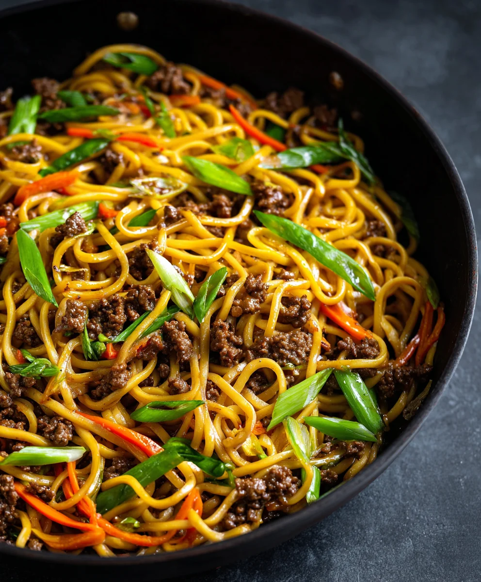 Easy Mongolian Ground Beef Noodles: Your New Favorite Dinner