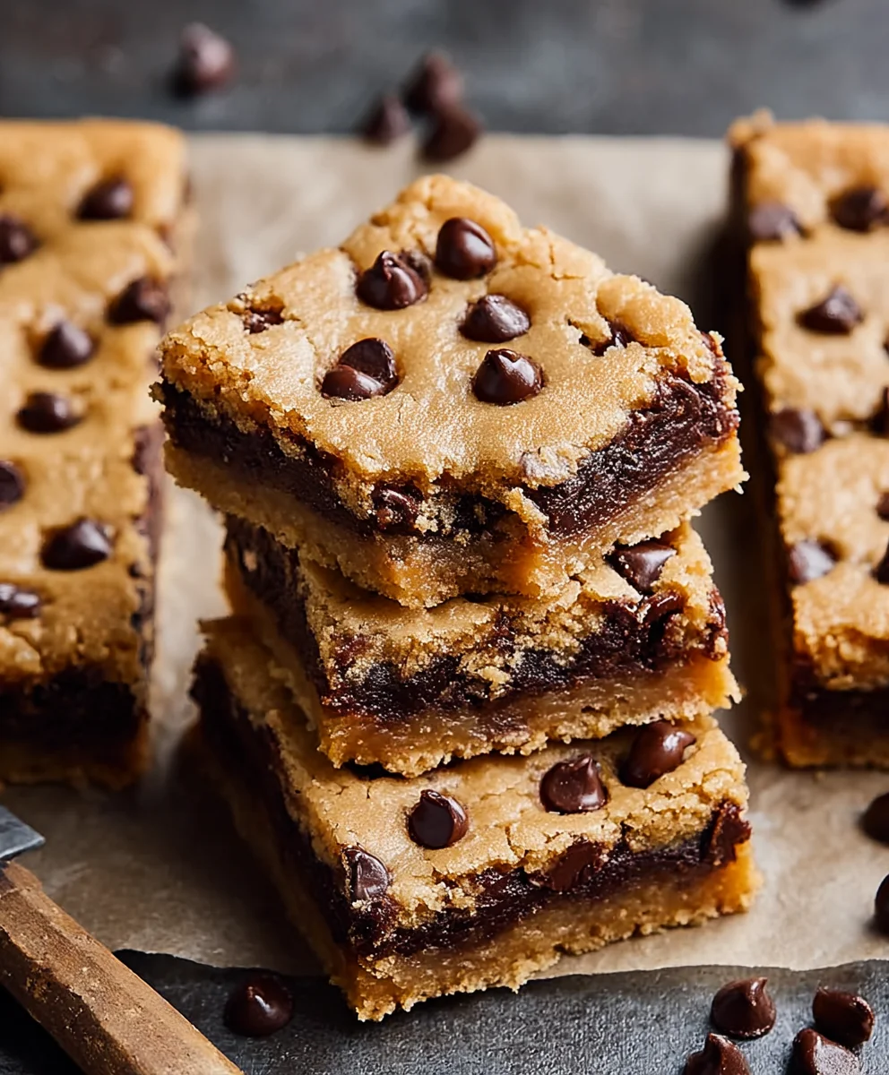 Classic Chocolate Chip Cookie Bars Recipe - Easy & Chewy