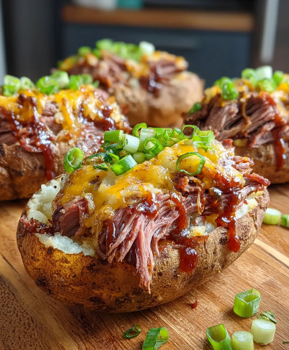 Ultimate Brisket Loaded Twice Baked Potatoes Recipe