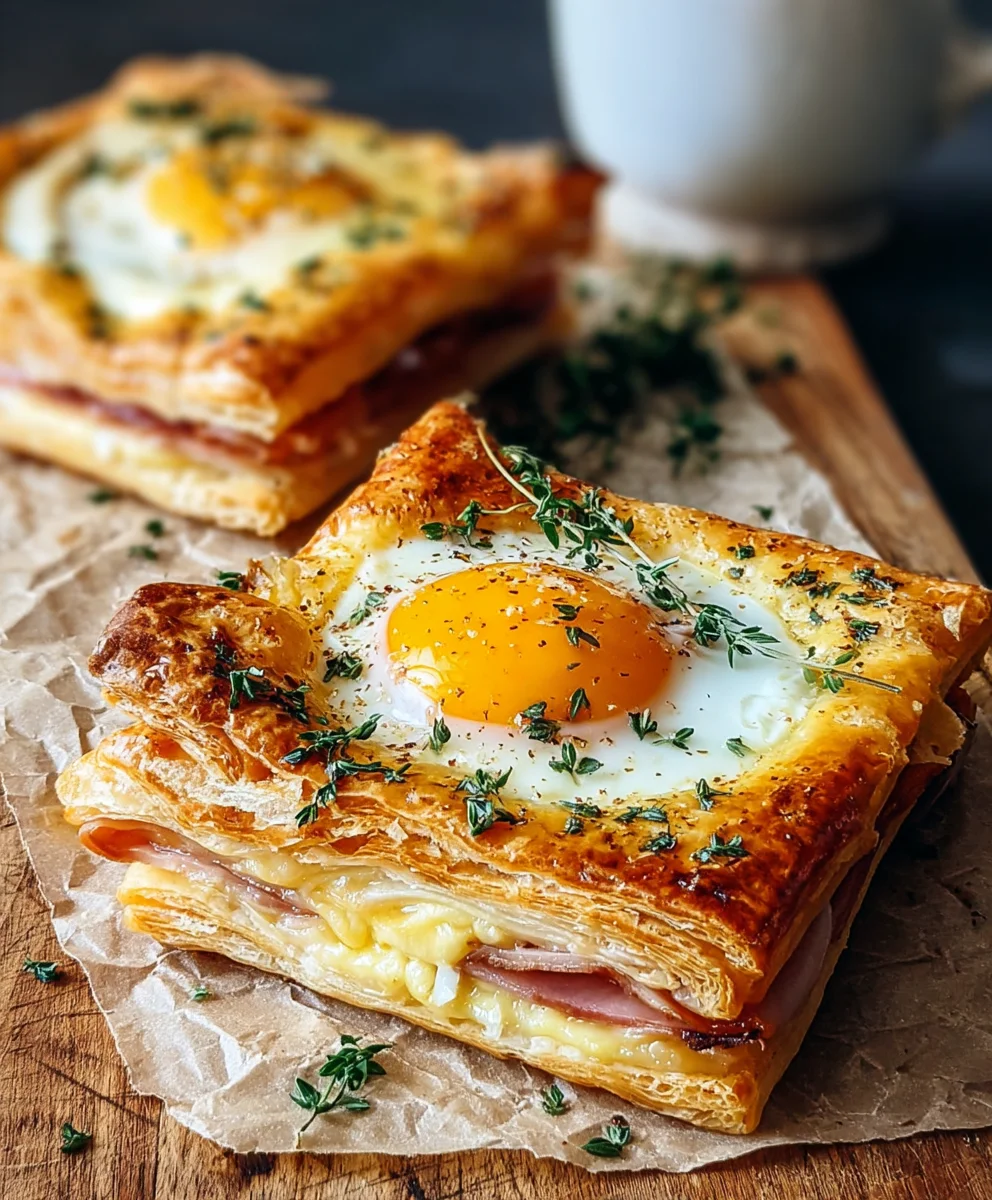 Puff Pastry Croque Madame