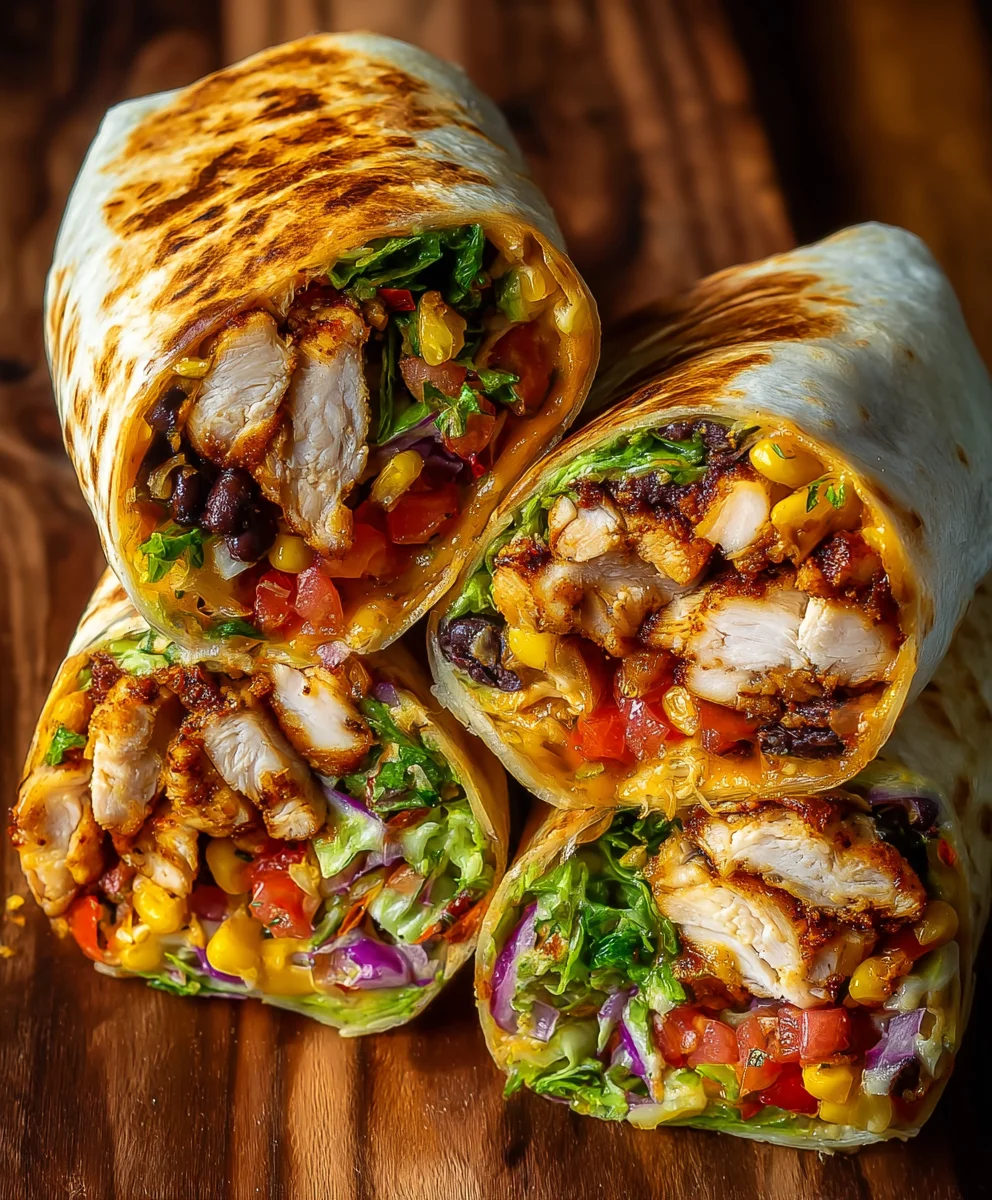 Zesty Southwest Chicken Wraps for a Quick, Healthy Dinner