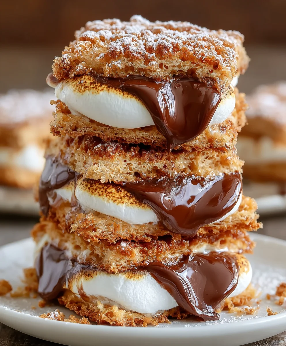 Deep Fried Smores: Easy Gooey Chocolate Marshmallow Treat