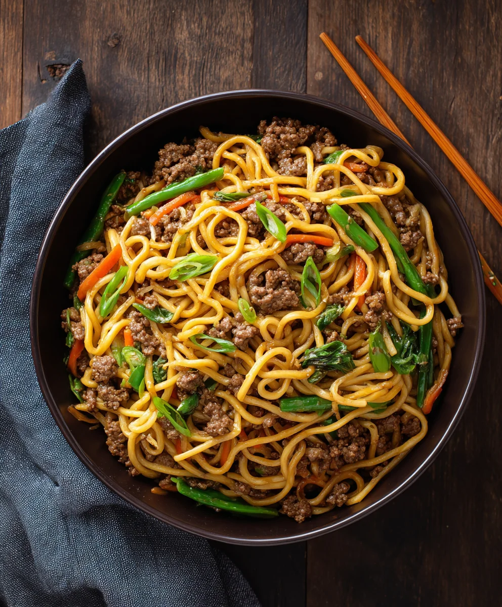 Easy Mongolian Ground Beef Noodles: Your New Favorite Dinner