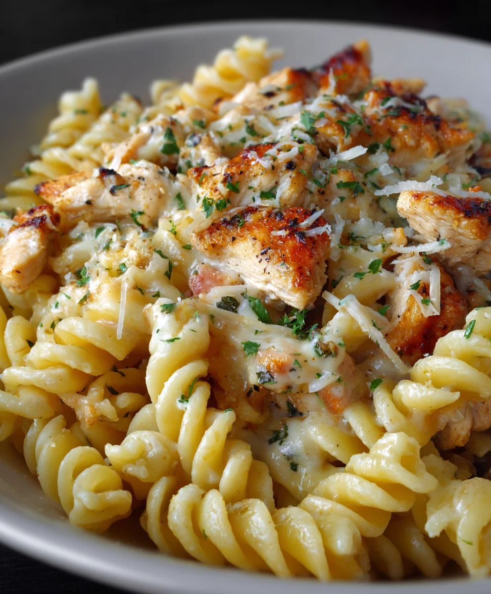 Creamy Garlic Parmesan Chicken: Ultimate Cheesy Twisted Pasta