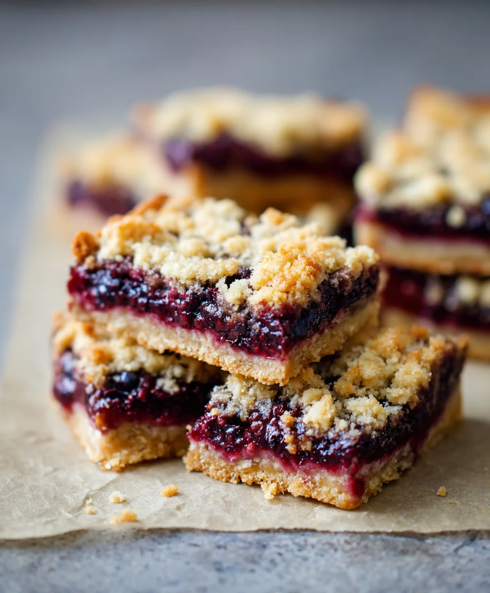 Easy Blackberry Pie Crumble Bars: Sweet & Simple!