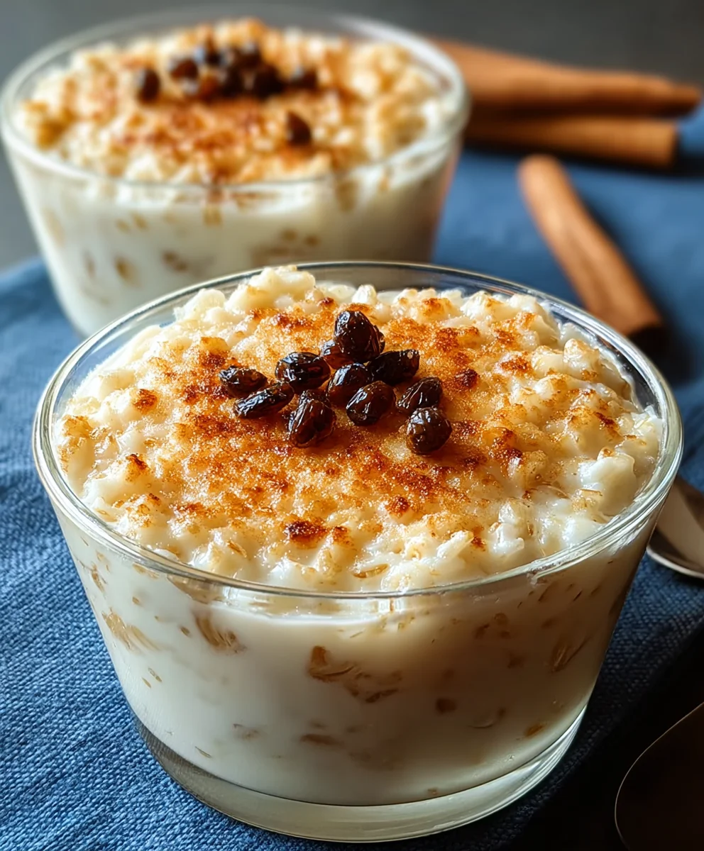 Indulge in Homemade Creamy Rice Pudding: Easy Recipe!