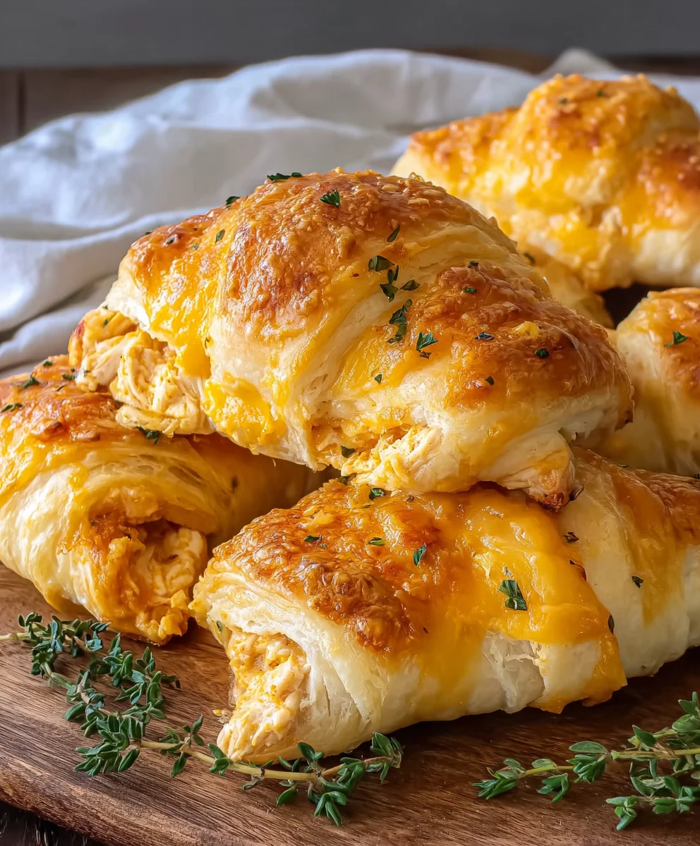 Easy Cheesy Chicken Crescent Rolls Recipe