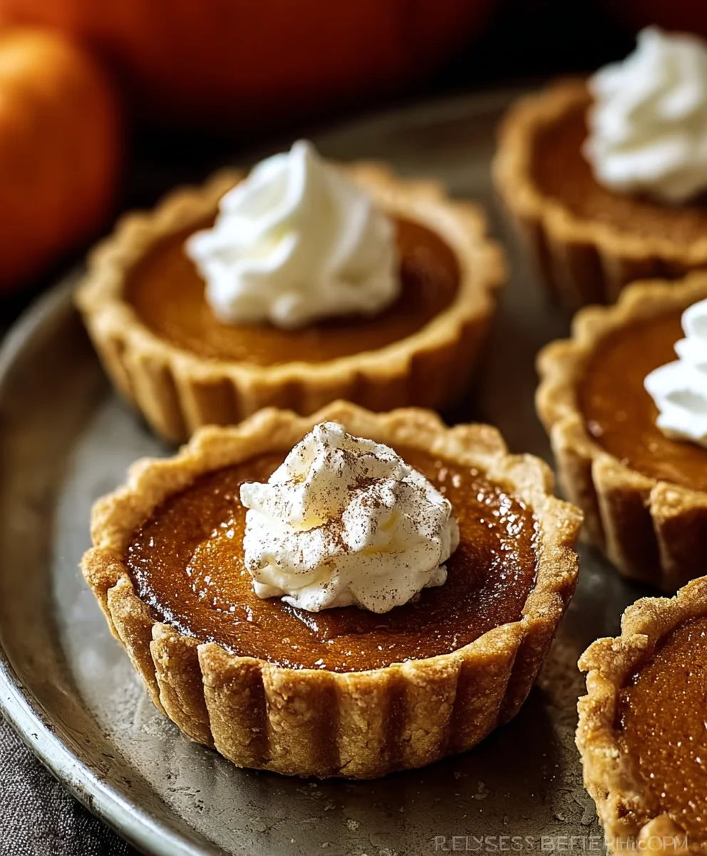 Mini Pumpkin Pies: Perfect Fall Dessert Bites!