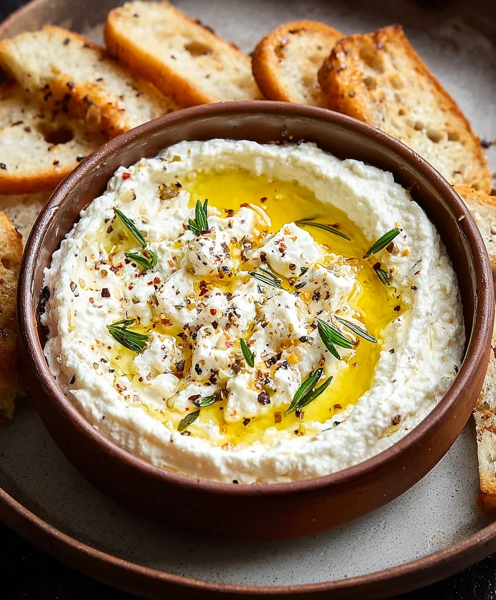 Hot Honey Feta Dip-Easy Appetizer Recipe