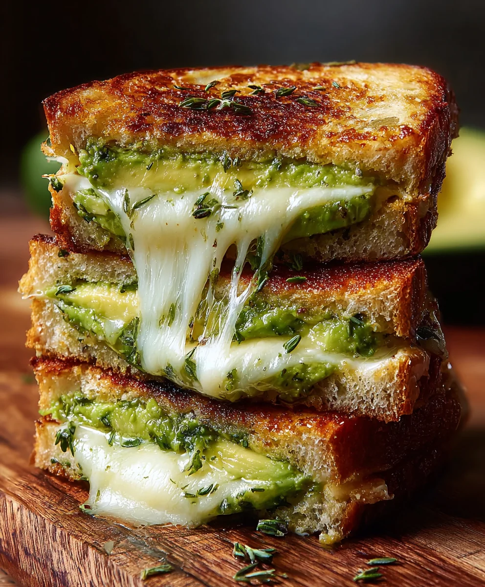 Creamy Avocado Grilled Cheese-The Ultimate Comfort Food
