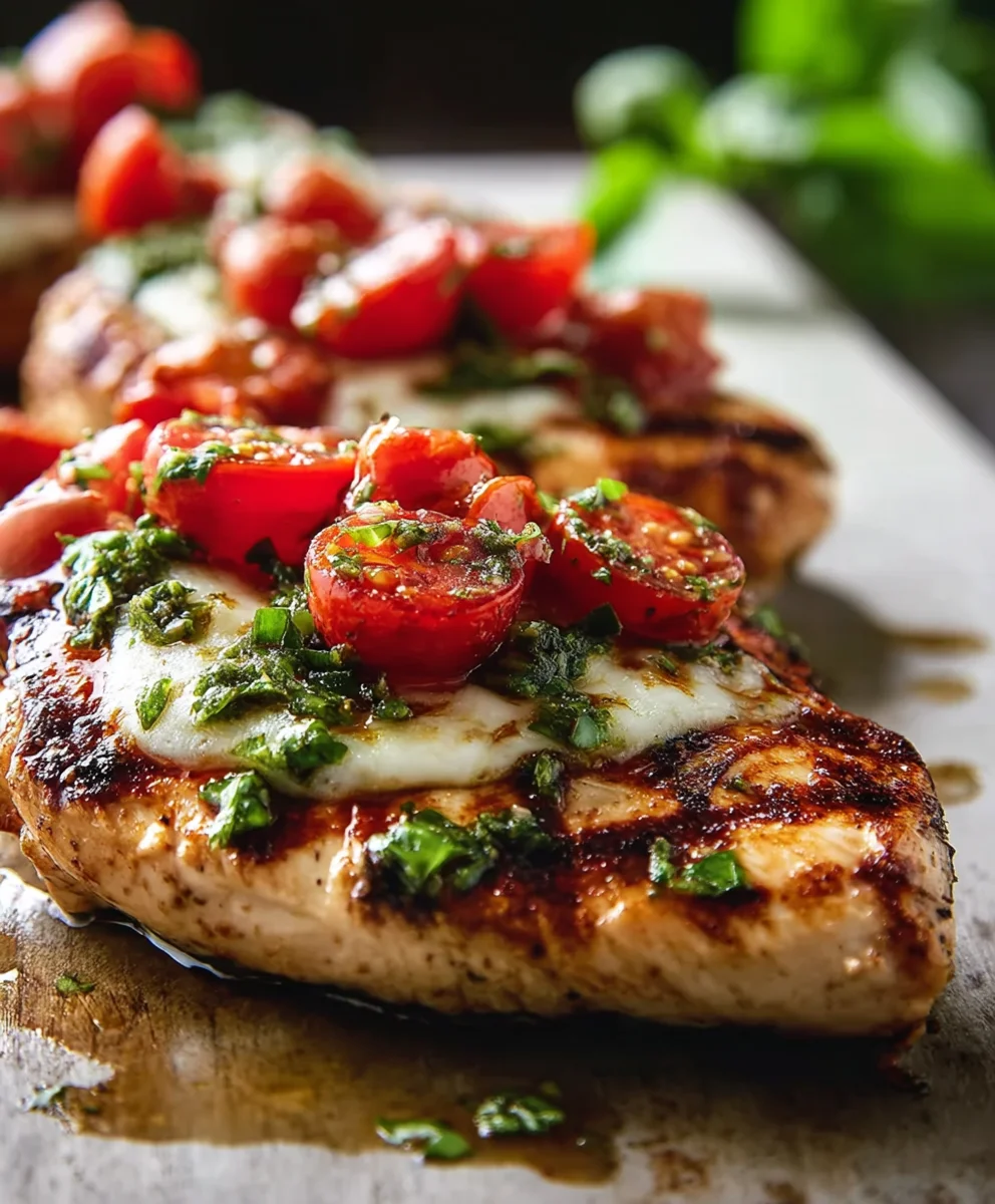 Easy Grilled Chicken Margherita Recipe Delight