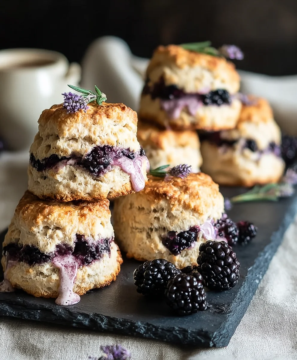 Fluffy Blackberry Lavender Scones – A Must-Try Recipe!