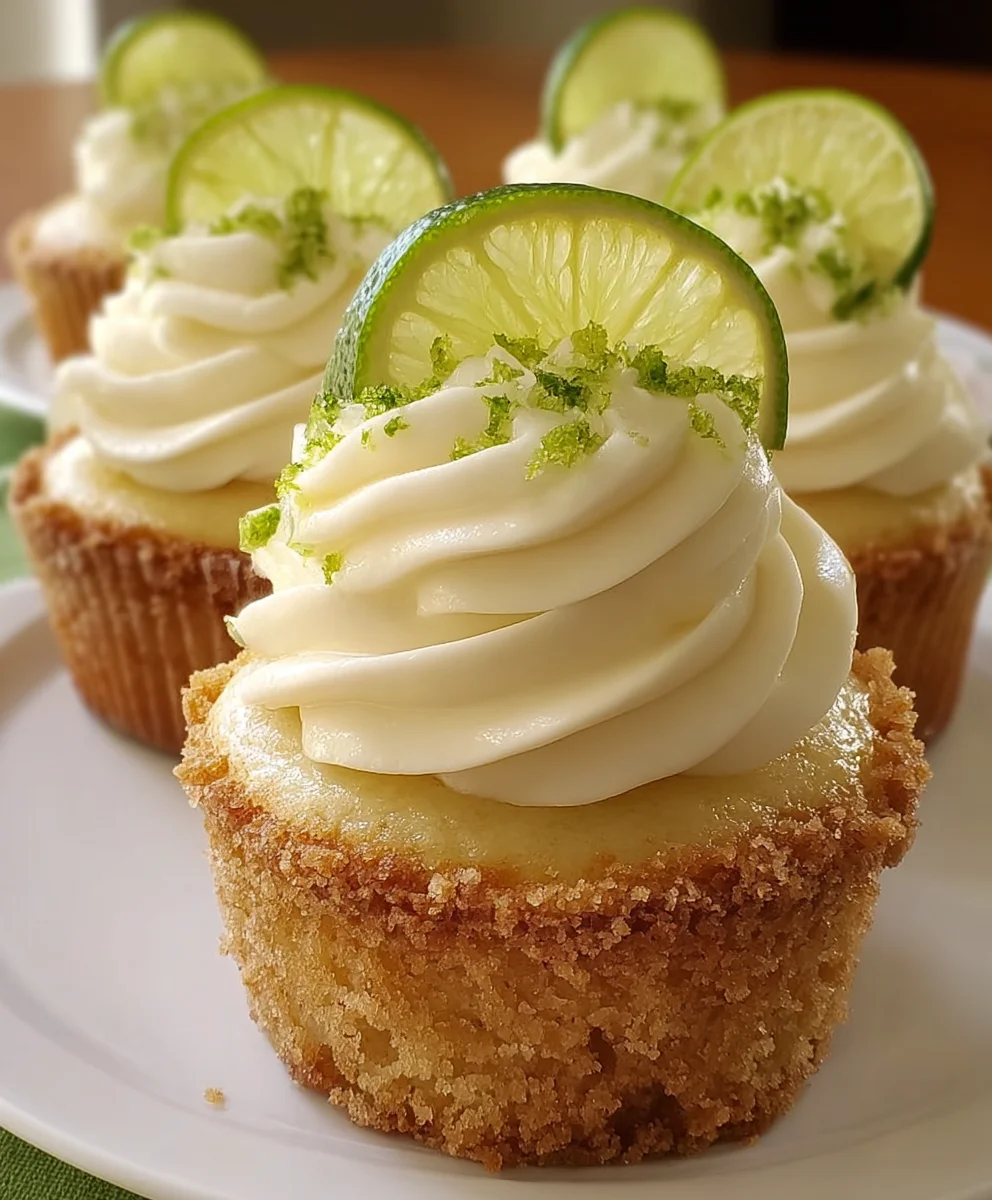 Key Lime Pie Cupcakes-Tangy Tart Delight