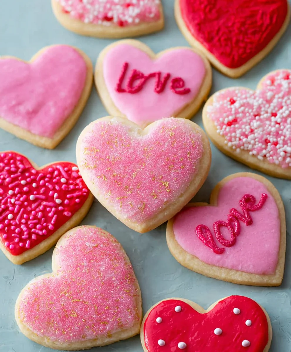 Best Non-Alcoholic Valentine Sugar Cookies - Easy Recipe