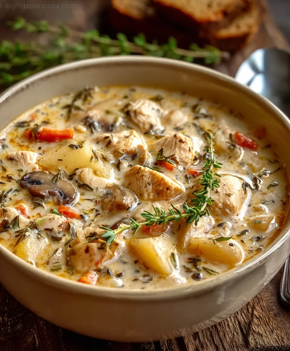 Creamy Chicken Soup - Quick & Easy Comfort Food