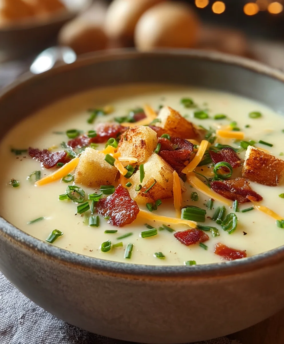 Creamy Potato Soup - Easy Comfort Food Recipe