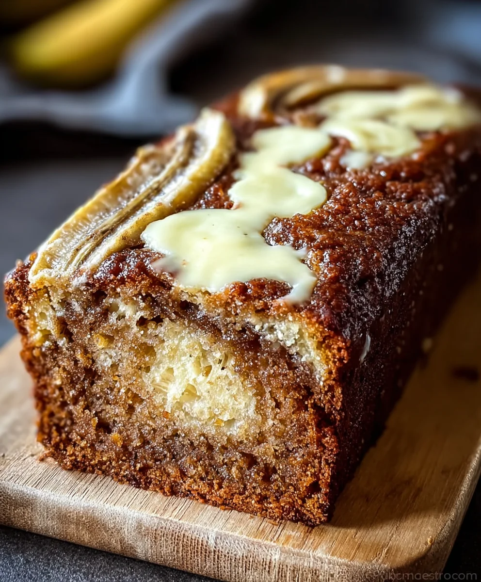 Cream Cheese Banana Bread-Ultra Moist & Delicious