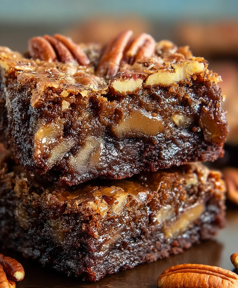 Chewy Pecan Pie Brownies - Your New Favorite Dessert