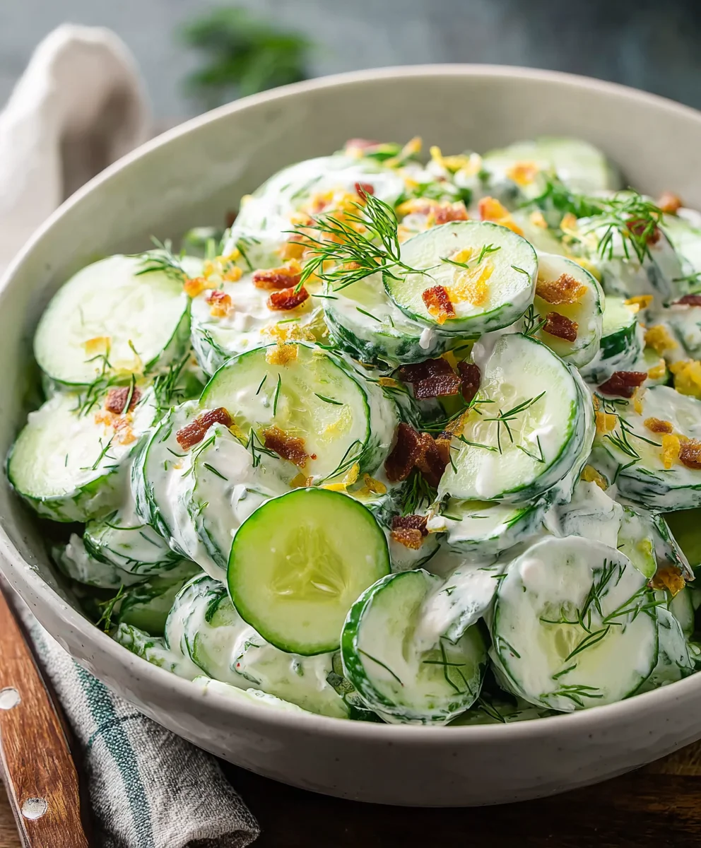 Easy Cucumber Ranch Crack Salad Recipe