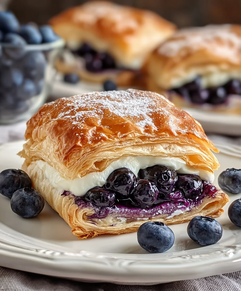 Blueberry Cream Cheese Pastry-Easy & Delicious