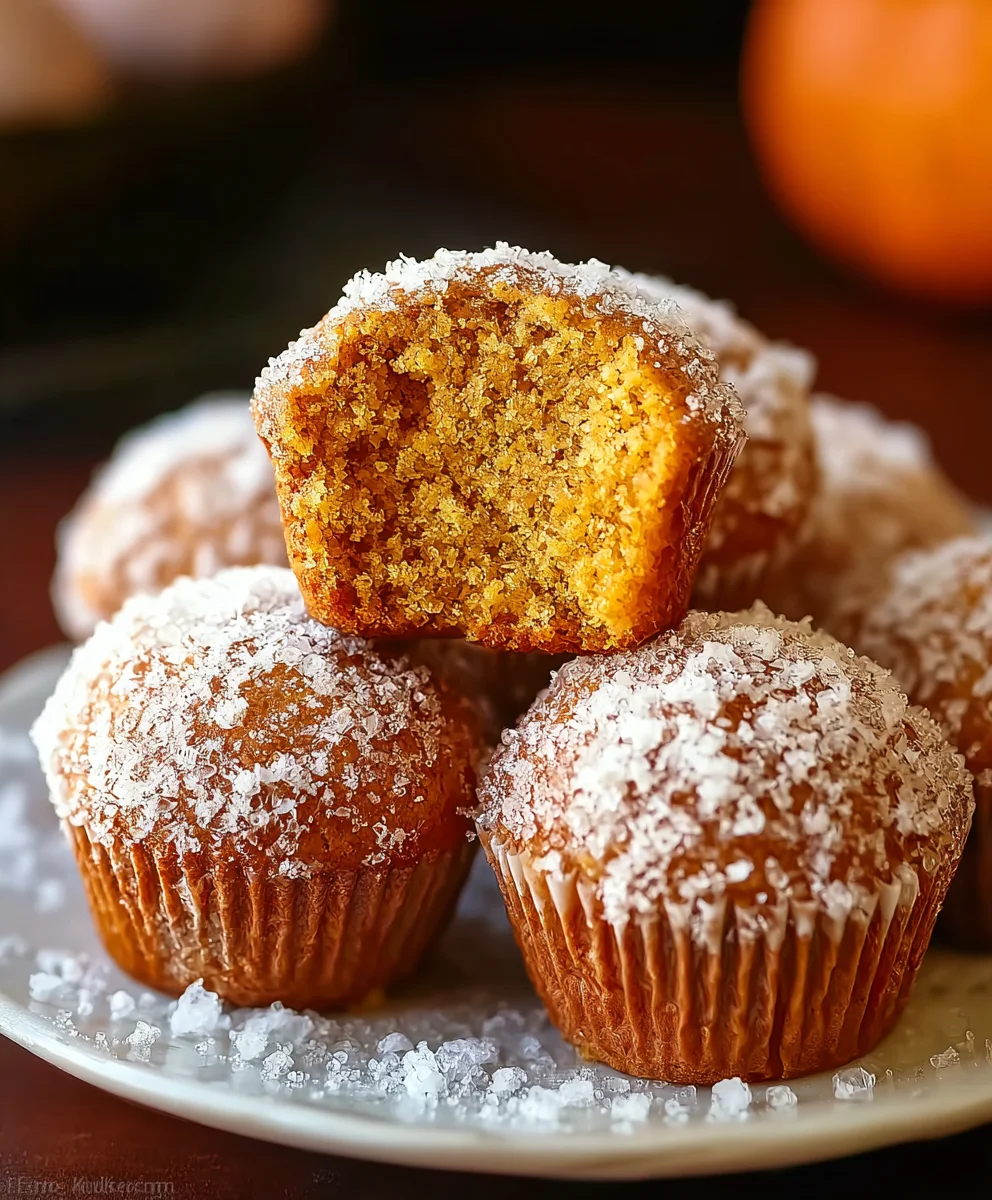 Pumpkin Spice Doughnut Hole Muffins Easy Recipe
