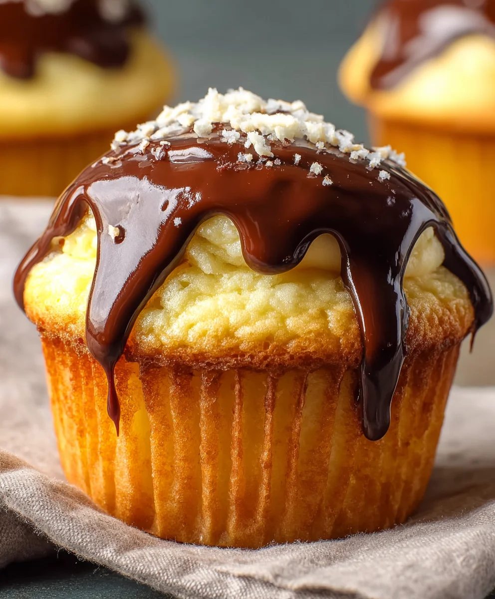 Boston Cream Cupcakes-Easy & Delicious Recipe