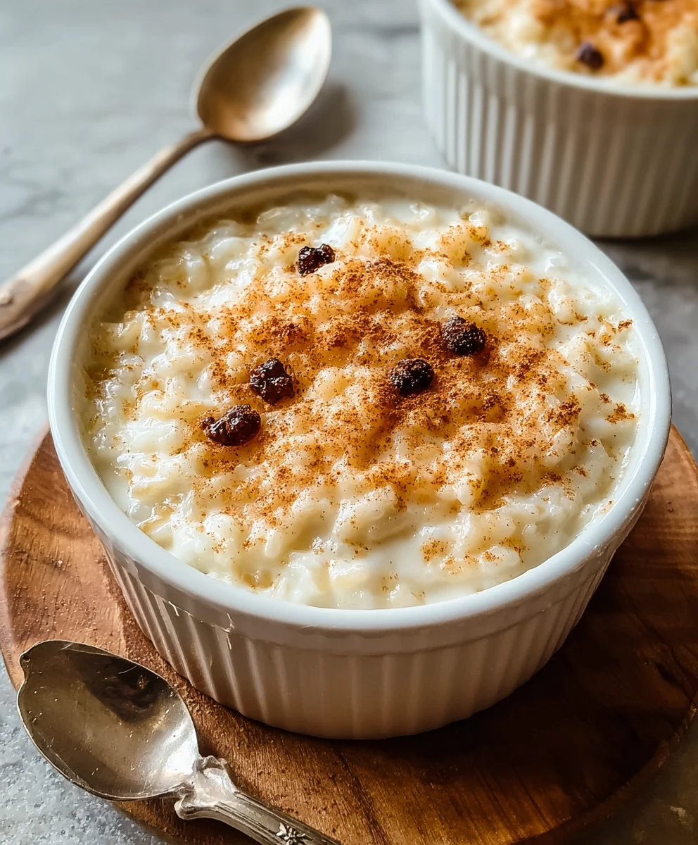 Indulge in Homemade Creamy Rice Pudding: Easy Recipe!