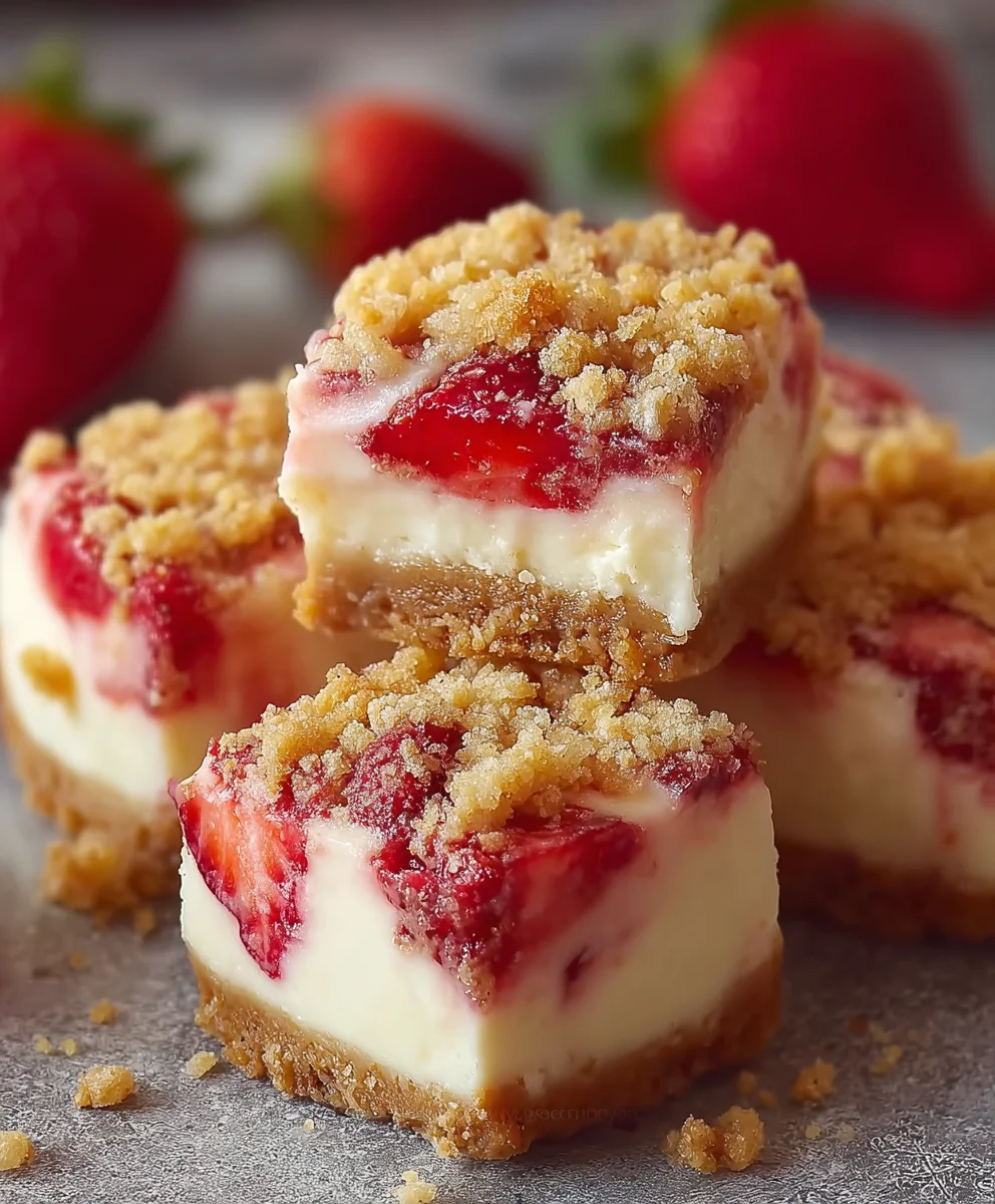Strawberry Crunch Cheesecake Bites – Quick & Delicious Recipe