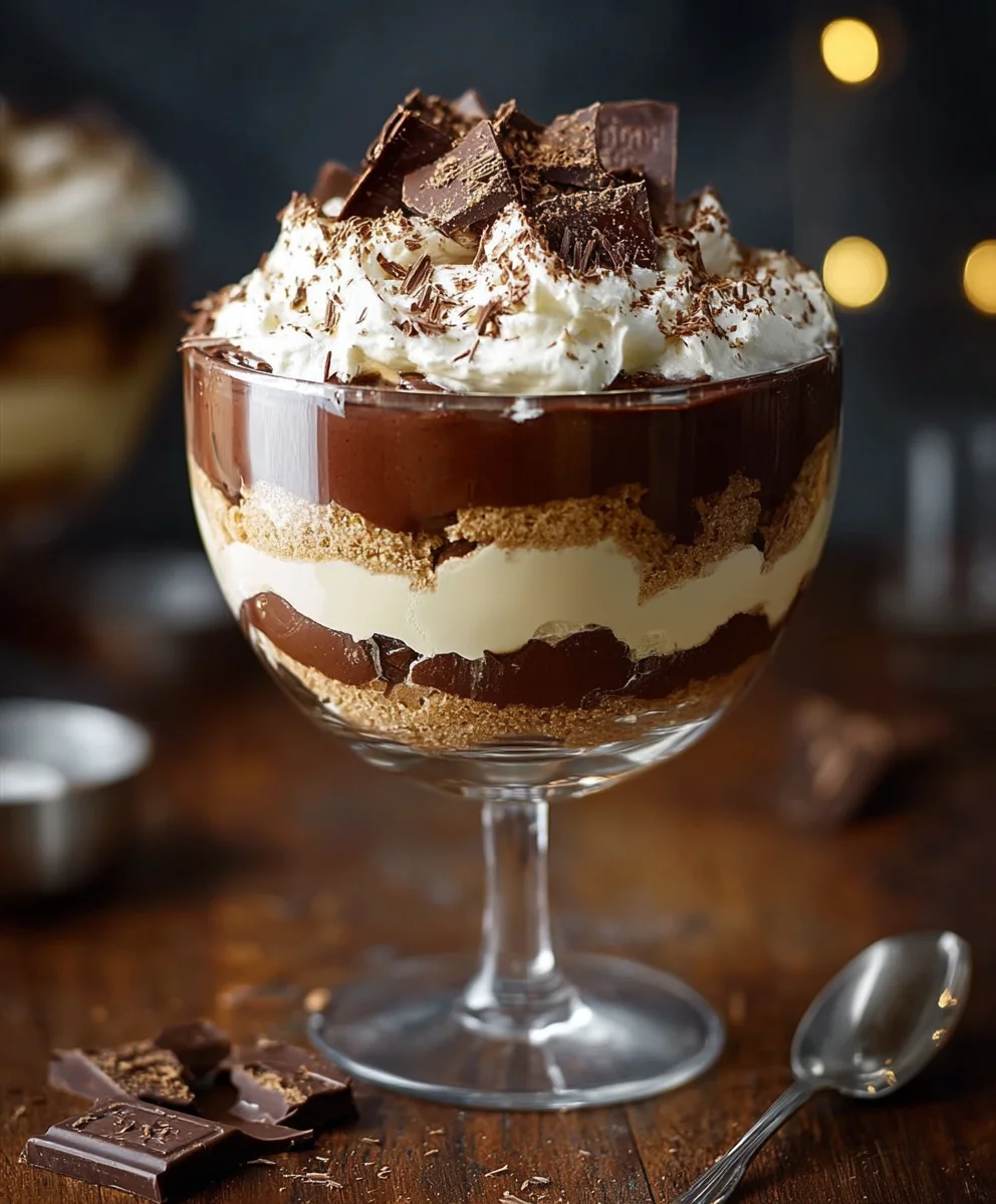 Baileys-Flavored Chocolate Cheesecake Trifle Recipe
