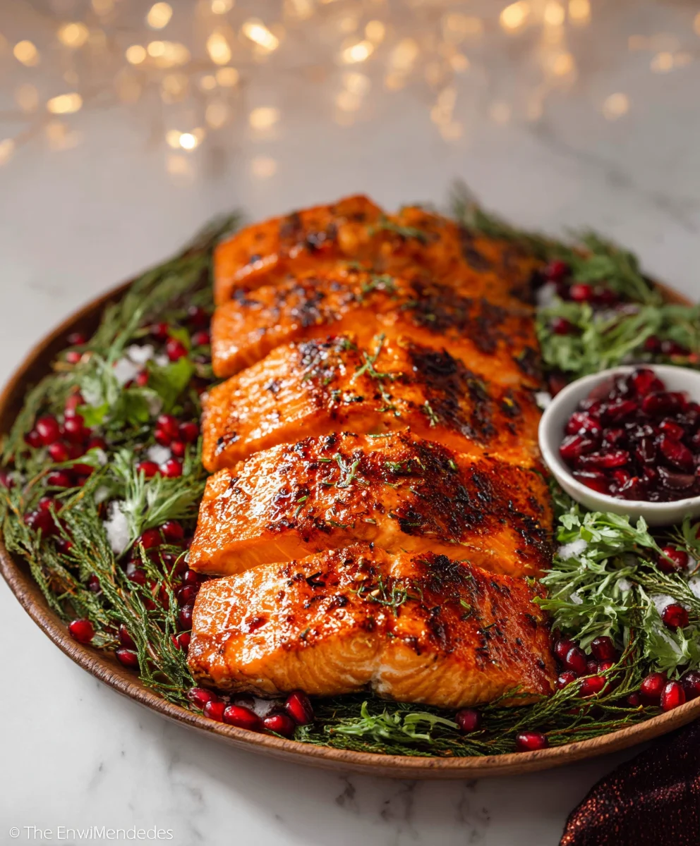 Festive Christmas Salmon-Easy Holiday Dinner Recipe