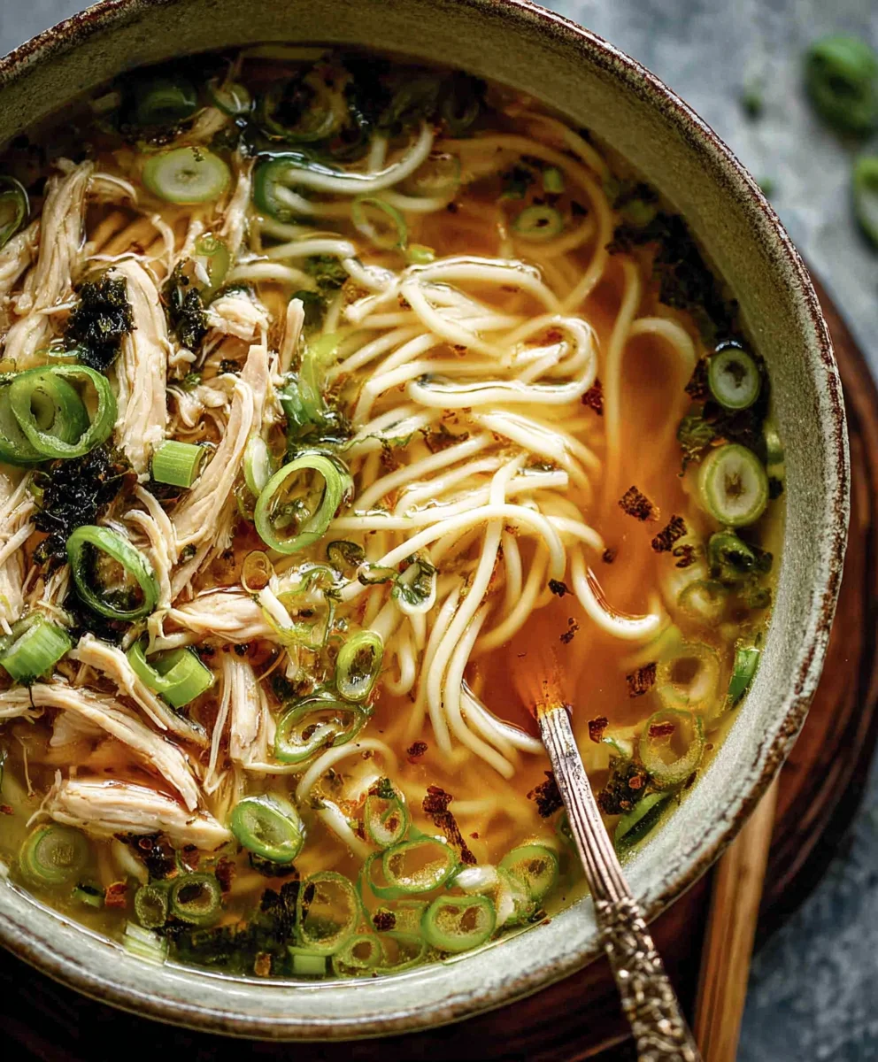 Aromatic Chicken Noodle Soup - Alrightwithme
