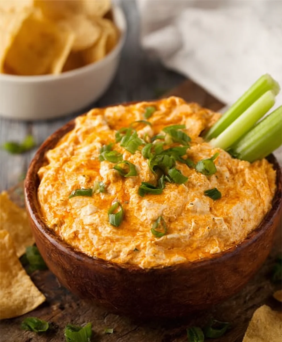 Easy Crockpot Buffalo Chicken Dip Recipe