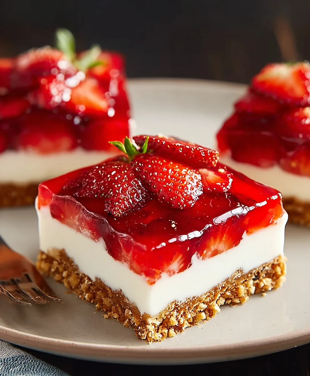 Strawberry Pretzel Salad-Easy Crowd Pleasing Dessert