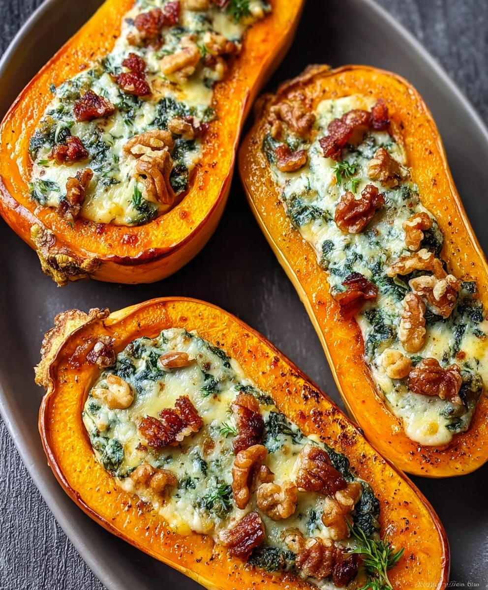 Delicious Stuffed Butternut Squash Recipe-Easy Dinner