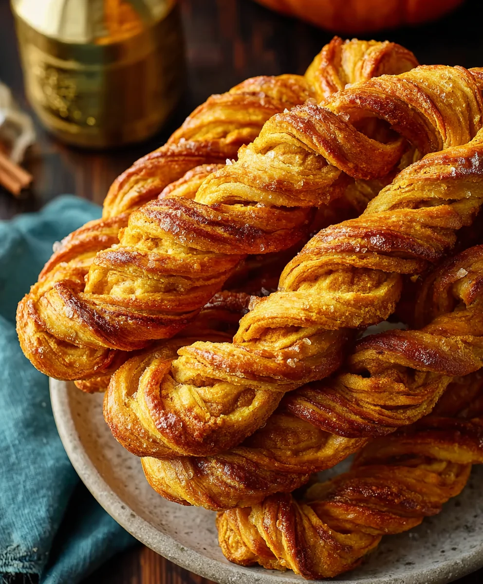 Easy Pumpkin Twists - Delicious Fall Treat