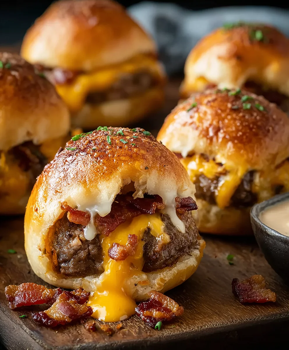 Beef Beef Bacon Cheeseburger Bombs-Easy & Delicious Recipe