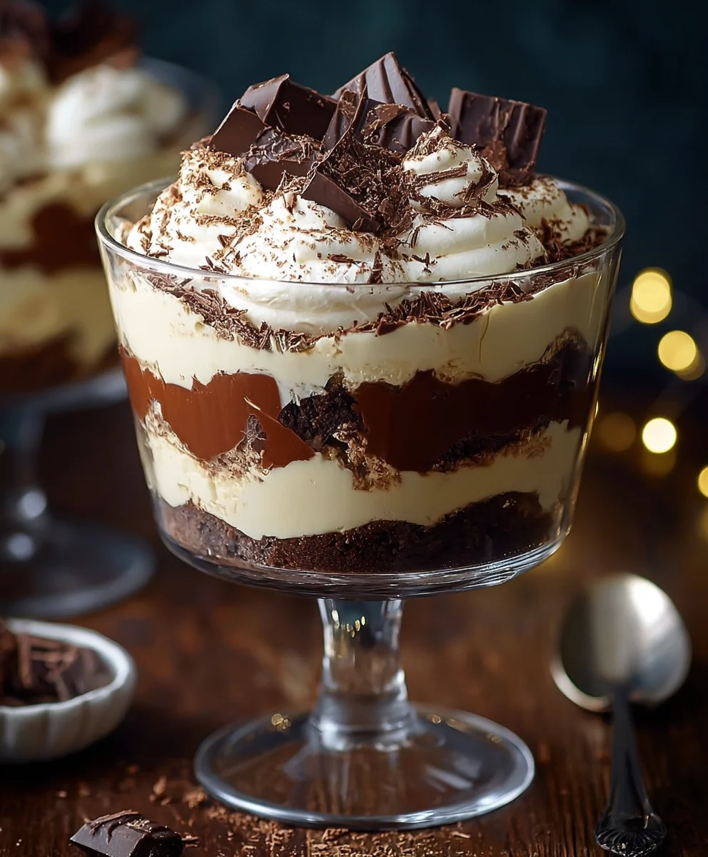 Baileys-Flavored Chocolate Cheesecake Trifle Recipe