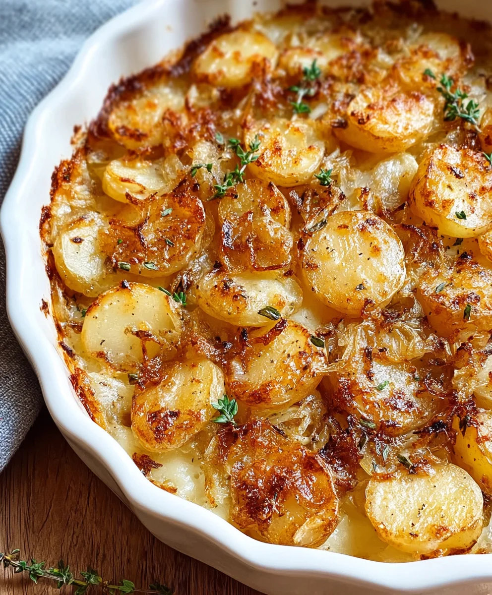 French Onion Potatoes-Gourmet Comfort Food