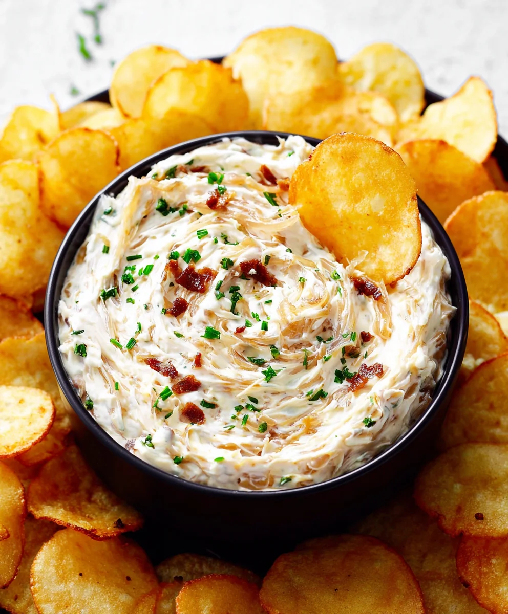 Easy French Onion Dip Recipe - Crowd Pleaser