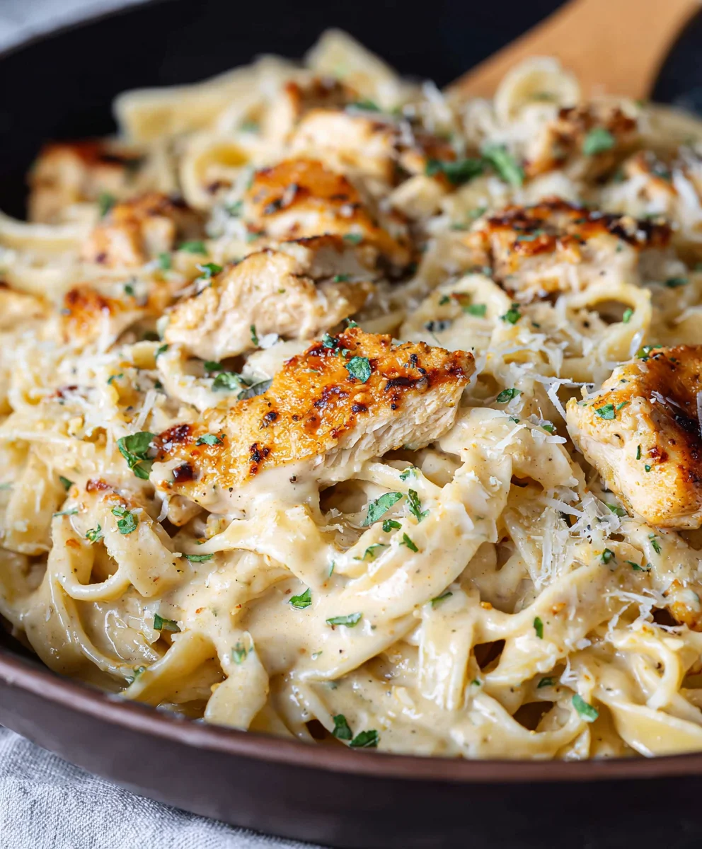 Garlic Parmesan Chicken Pasta - Easy Comfort Meal