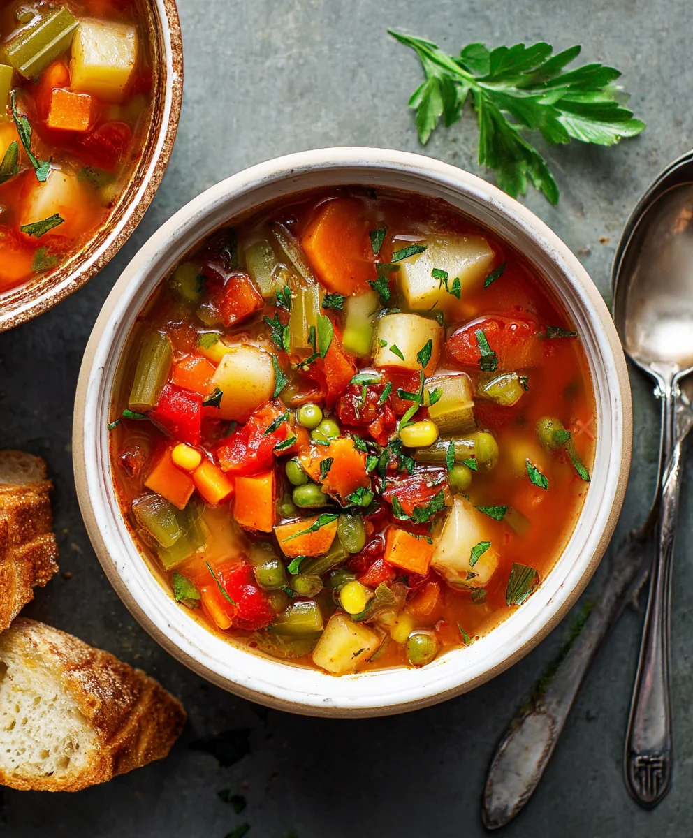 Hearty Vegetable Soup - Delicious & Easy Recipe