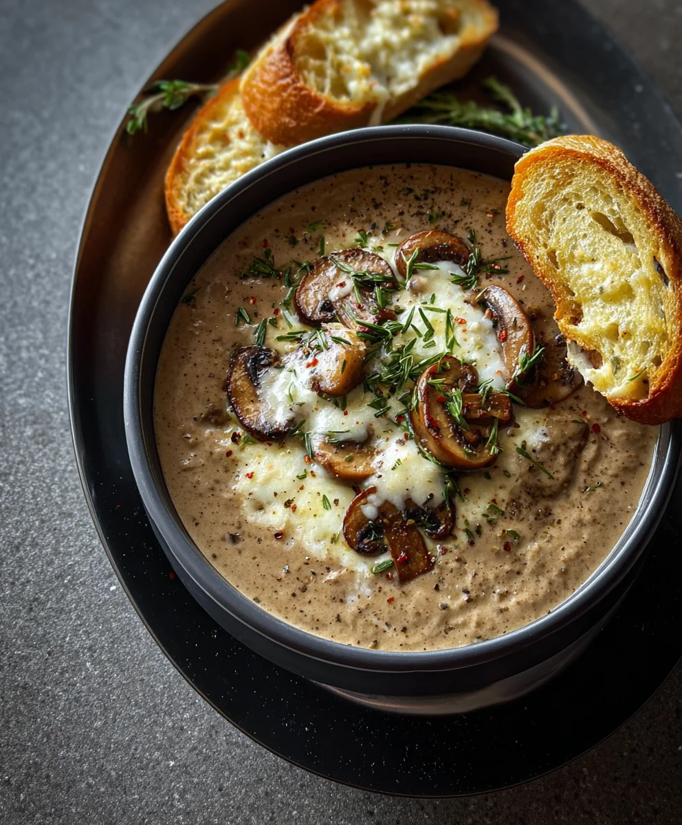 Creamy Mushroom Soup-Rich & Flavorful Recipe
