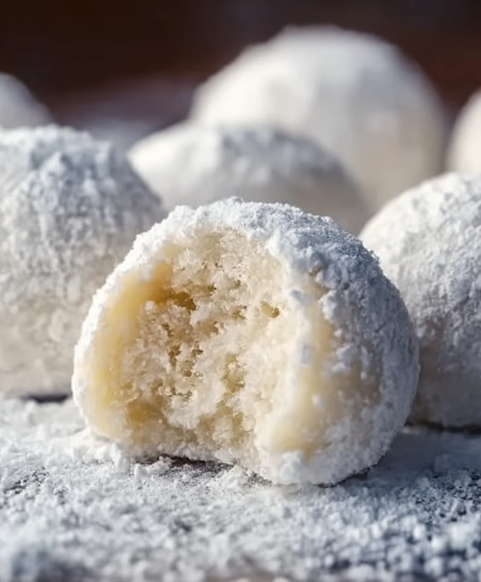 Sweetened Condensed Milk Snowball Cookies Recipe