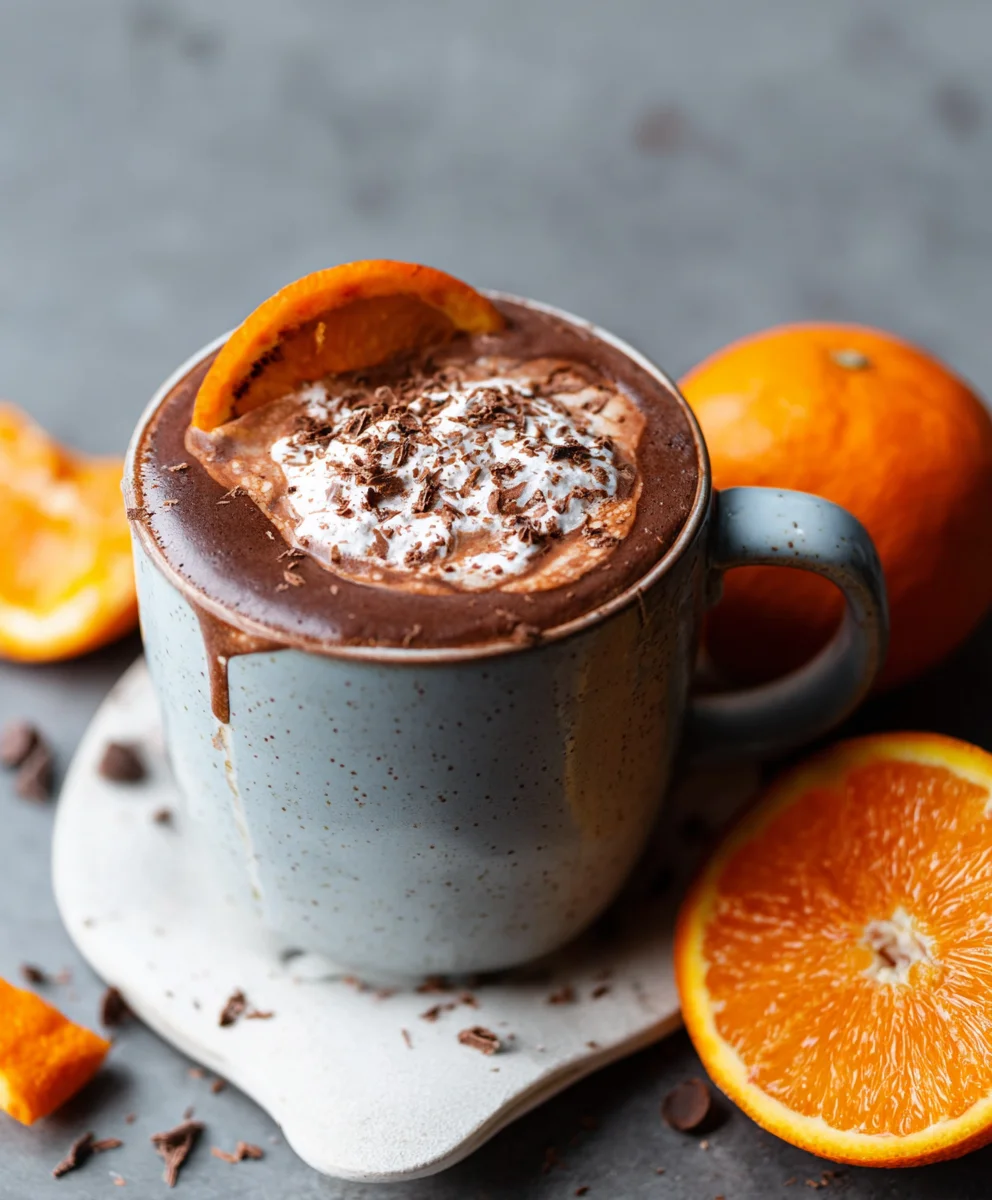 Zesty Orange Hot Chocolate - Rich Warm Cozy Treat