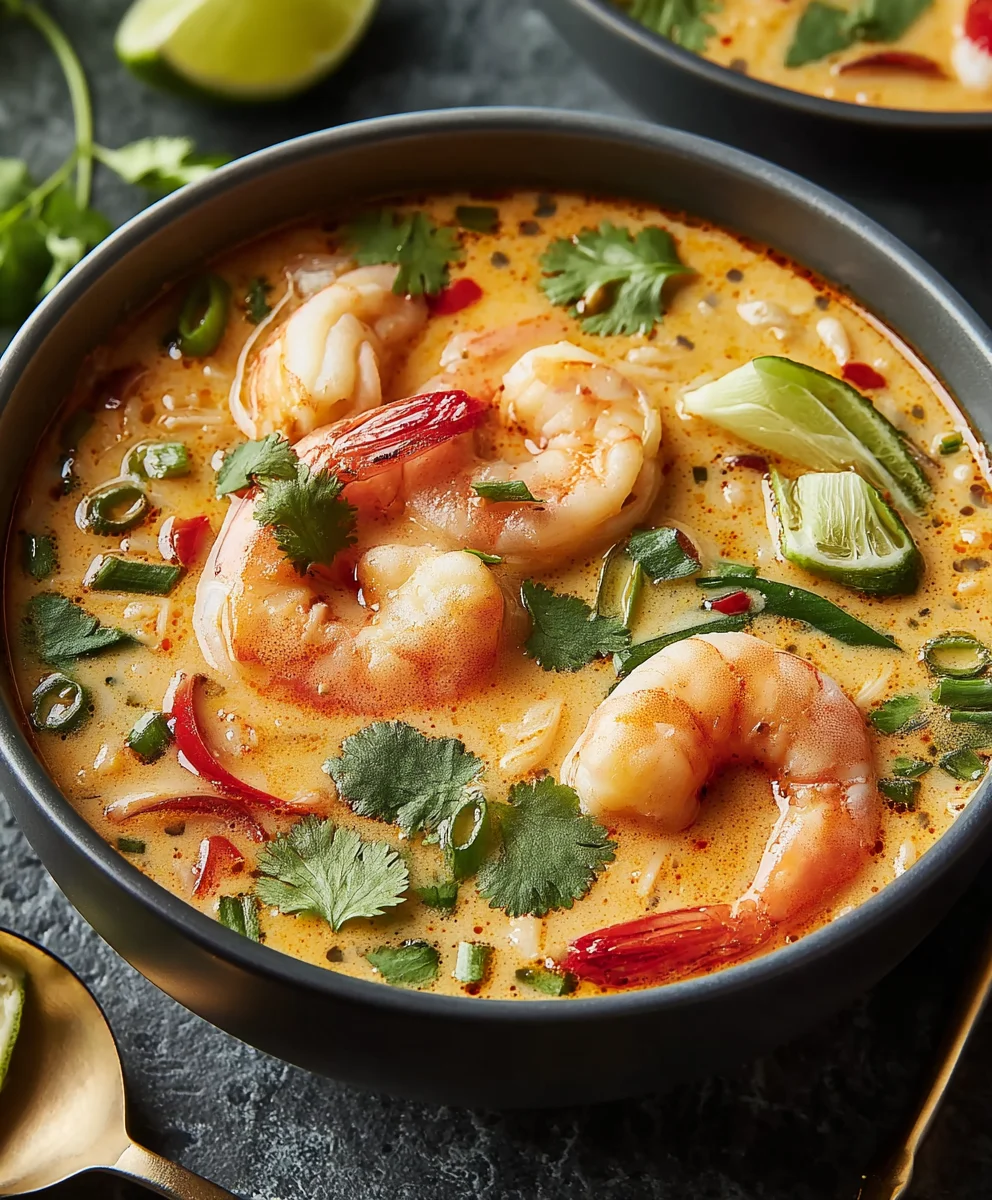 Easy Thai Shrimp Soup - Quick & Flavorful Recipe