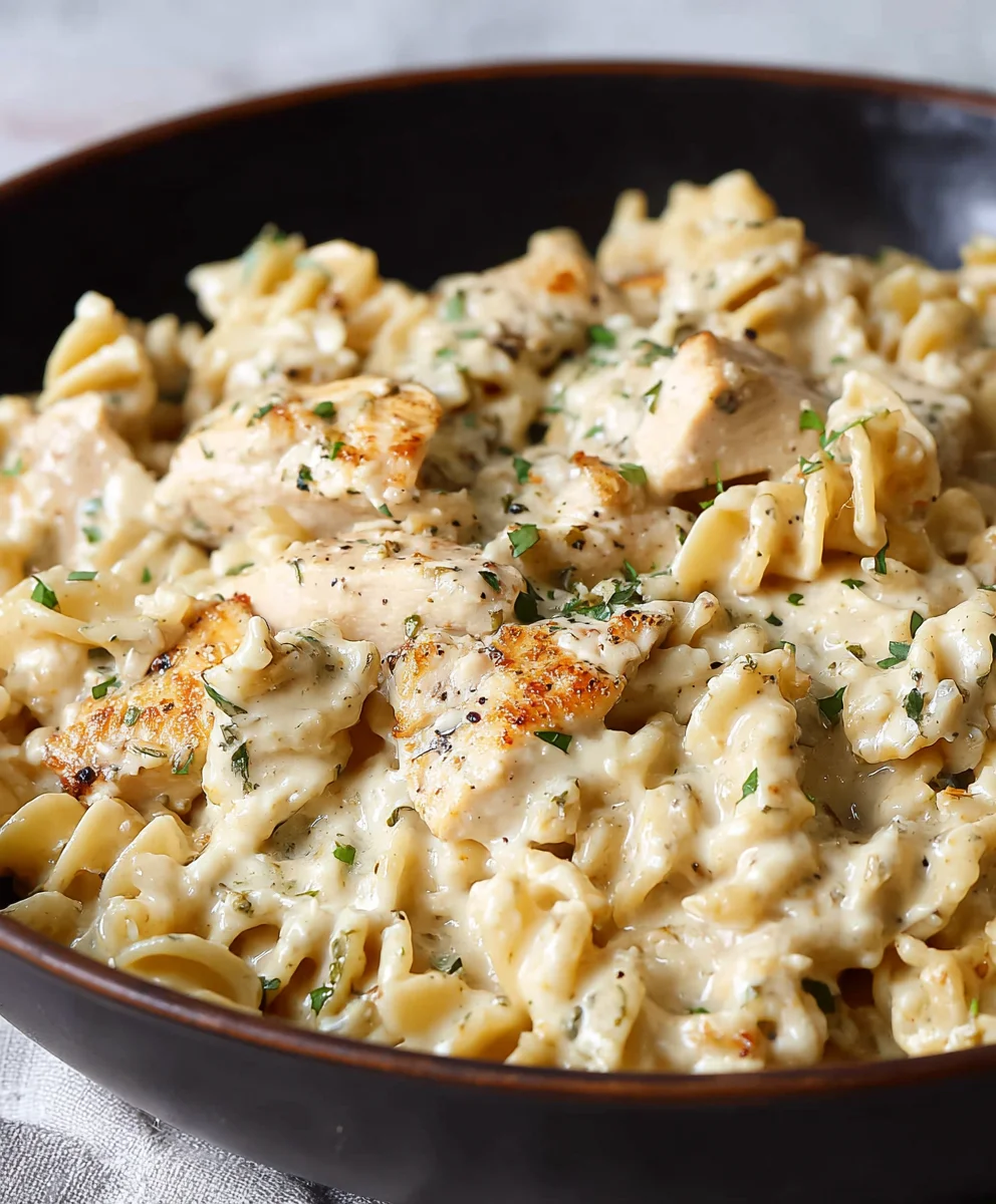 Garlic Parmesan Chicken Pasta - Easy Comfort Meal